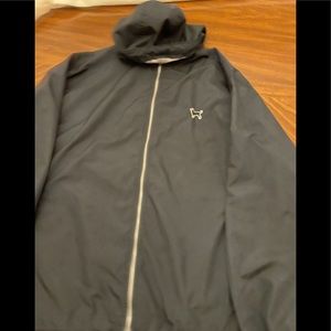 Navy Black Dog Windbreaker